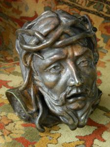 Sculpture de Xavier Besson: Schmerzensmann - Christ de douleur