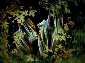 Art_numerique de chara: Rencontre en foret 4 - Révélation