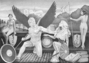 Dessin de Philippe: Notre-Dame