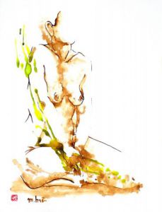 Dessin de Monick Bres : Presence