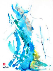 Dessin de Monick Bres : SONGEUSE