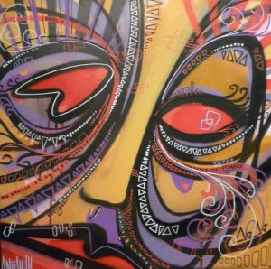 Peinture de antu: L'ensorceleuse