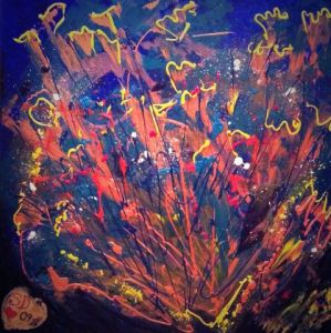 Peinture de SONYA DZIABAS: Feelings Explosion 
