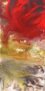 Peinture de Anne Thomann: COSMOS 1773