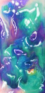 Peinture de Anne Thomann: COSMOS 1774