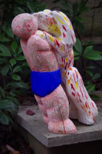 Sculpture de CatD: L'amour du chien