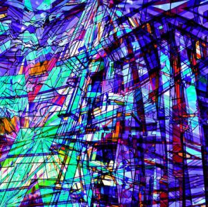 Art_numerique de Corbu Pierre: Cadence bleue