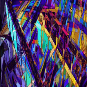 Art_numerique de Corbu Pierre: Céleste vitrail