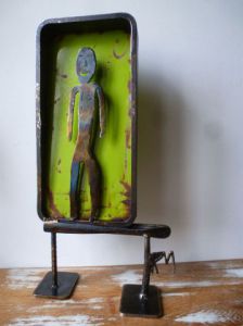 Sculpture de RM : La boîte verte