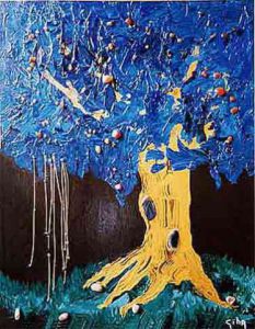 Collage de iridium: l\'appetence d\'eve