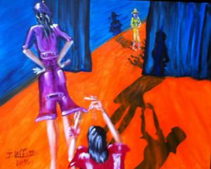 Peinture de LAFFITTE Jacky: Petite main