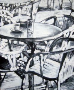 Oeuvre de ARTDANO: Terrasse ensoleillée