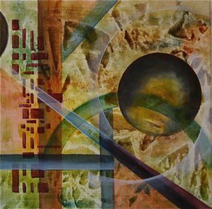 Peinture de Sophie SIROT: Cosmos