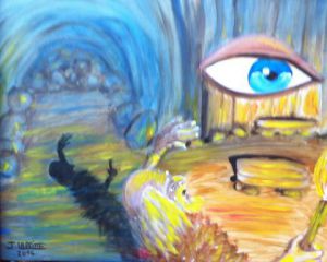 Peinture de LAFFITTE Jacky: CAIN 7 Conscience