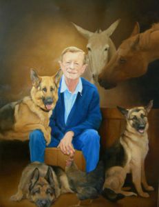 Dessin de Th Hutin: 30 millions d'amis. J.P.Hutin in memoriam