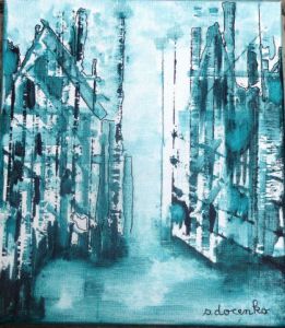 Peinture de sylvie docenko: petite emmeraude