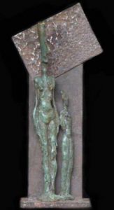 Sculpture de LJM Hognon: Les Algériennes