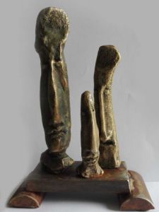 Sculpture de LJM Hognon: 3 bronzes