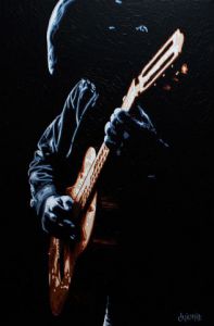 Peinture de guionie jean: Guitaré