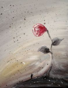 Peinture de Dessine-moi un reve: Tout la haut