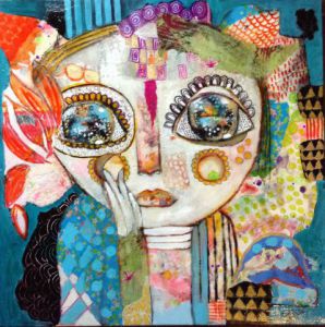 Peinture de CAROLE JEULIN: Je me cache à toi maintenant 