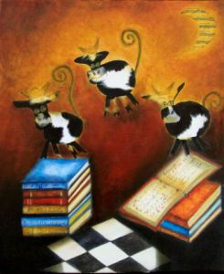 Peinture de nelly cougard: Effet de serre 