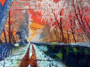 Peinture de ALAIN FAURE: DECEMBRE