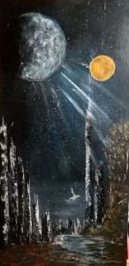 Peinture de Jackie MAIRE: Reverse Galactica