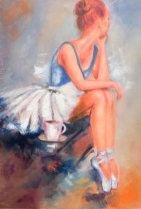 Peinture de MARTINE GREGOIRE: LA DANSEUSE