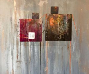 Peinture de Isabelle Peirone: La maternité 