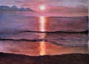 Peinture de Marie LOPEZ: Sunset Thaï 