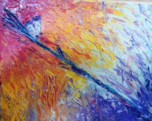 Peinture de Marie LOPEZ: Le papillon