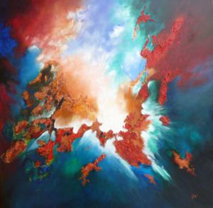 Peinture de LYN LENORMAND: Univers