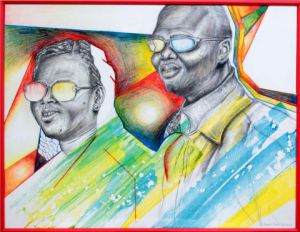 Peinture de Myriam Bonnet: Un seul chemin