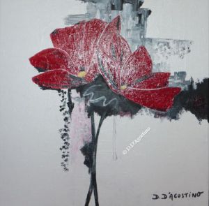 Peinture de Dominique D' AGOSTINO: AMARYLLIS