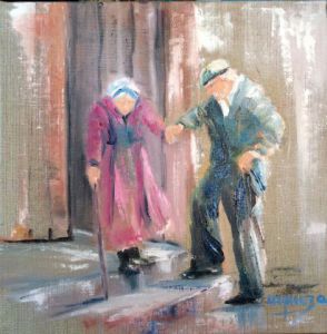 Peinture de Chantal  Urquiza: Je taiderai encore et encore 