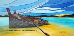 Peinture de ALAIN FAURE: FORTUNE DE MER