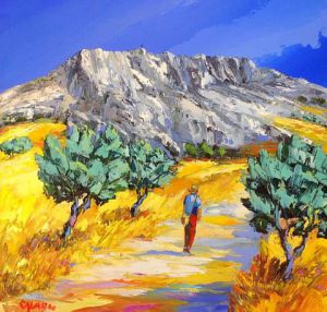 Peinture de Philippe CALABRO: Sur les traces de Paul