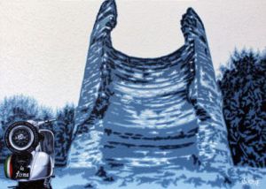 Peinture de guionie jean: La Tour de Vésone