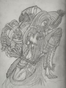 Dessin de Tyo: livre2 -48 (impression sur toile)