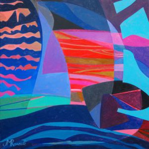 Peinture de Jean-Marie Renault: paresse et vant du sud