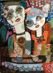 Peinture de CAROLE JEULIN: Place des Vosges 