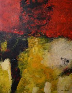 Peinture de Lo Monaco: Looking for red Man