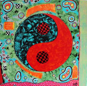 Peinture de Embe: COSMIC TANGO