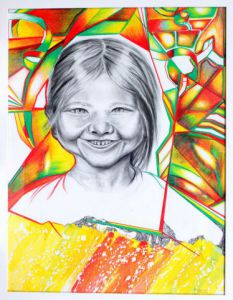 Dessin de Myriam Bonnet: Sourire; d'amour