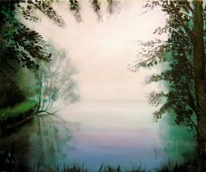 Peinture de richard van lierde: Promenade