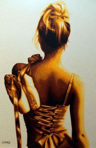 Peinture de guionie jean: La Belle et la Danse