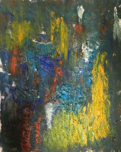 Peinture de Geritzen: Vision of crying present 