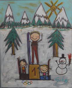 Peinture de iridium: les JO