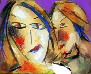 Art_numerique de Jacky Patin: Les 2 filles... 